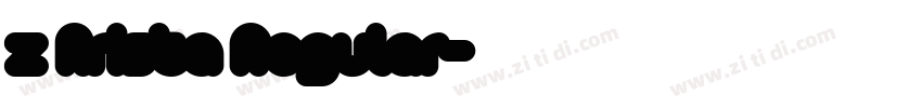 z Arista Regular字体转换